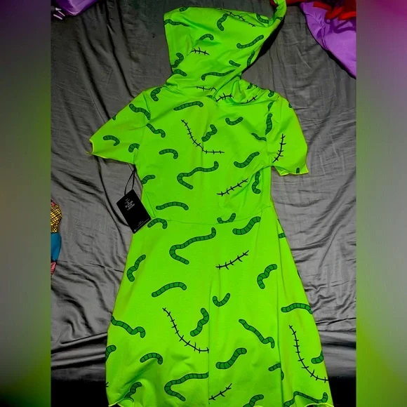 Hot Topic Nightmare Before Christmas Oogie Boogie Mini Dress - Picture 2 of 8